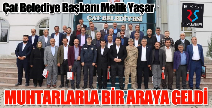 Başkan Yaşar, muhtarlarla bir araya geldi...