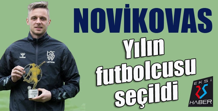 BB Erzurumsporlu Novikovas, yılın futbolcusu seçildi...