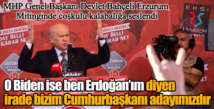 “Bizim adayımız belli, kararımız nettir. Cumhurbaşkanı adayımız Sayın Recep Tayyip Erdoğan’dır”