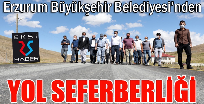 Büyükşehir’den Tekman, Hınıs ve Karayazı’da yol seferberliği