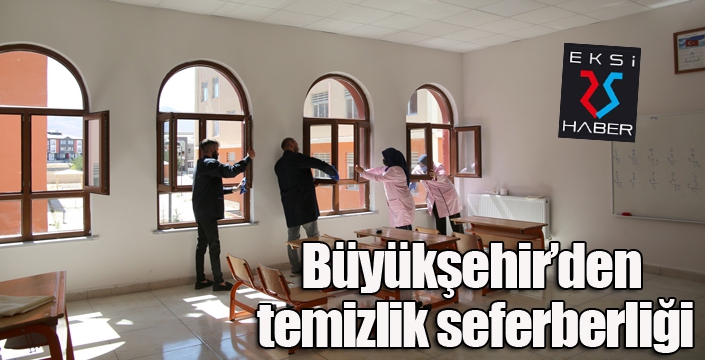 Büyükşehir’den temizlik seferberliği