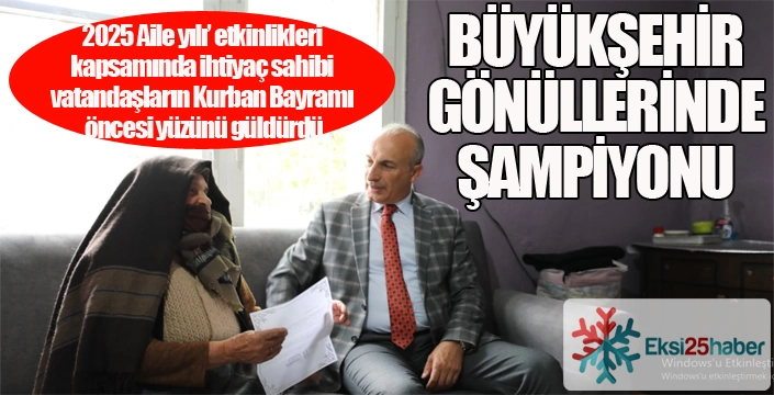 Büyükşehir gönüllerinde şampiyonu...