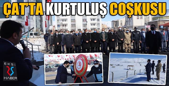 Çat’ta kurtuluş coşkusu