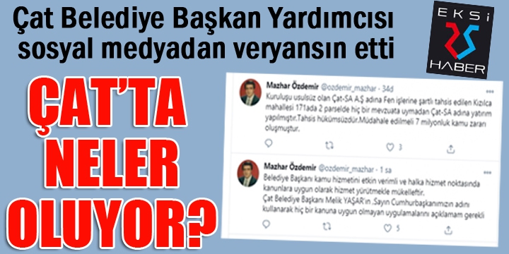 Çat'ta yer yerinden oynayacak...