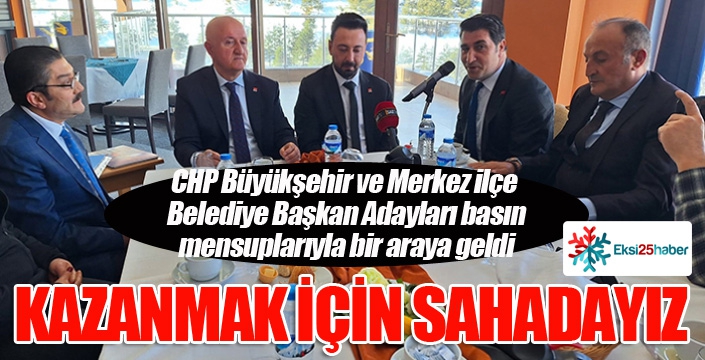 CHP'li adaylar iddialı konuştu... Seçimi kazanacağız...