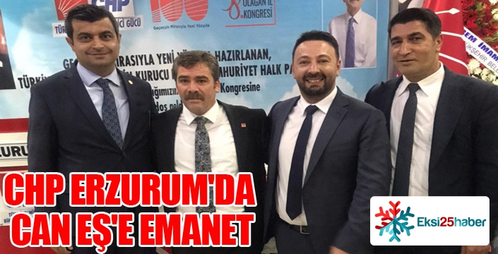 CHP'nin yeni il başkanı Serhat Can Eş oldu...
