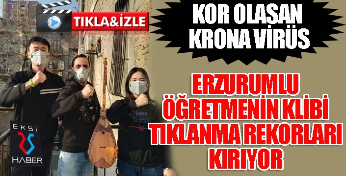 Çinli öğrencileriyle birlikte korona virüsüne beste yaptı