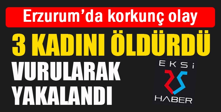 Cinnet getiren adam ailesini katletti!  