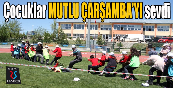 Çocuklar Mutlu Çarşamba’yı sevdi