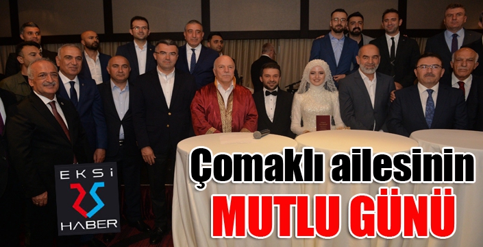 Çomaklı ailesinin mutlu günü