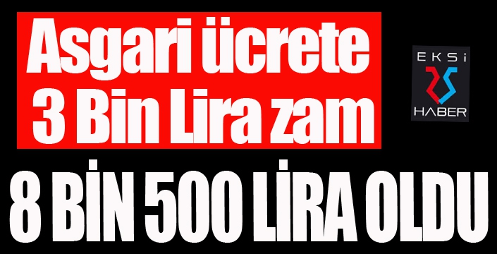 Cumhurbaşkanı Erdoğan açıkladı! İşte 2023 yılı asgari ücreti