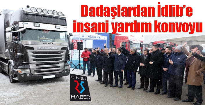 Dadaşlardan İdlib’e insani yardım konvoyu