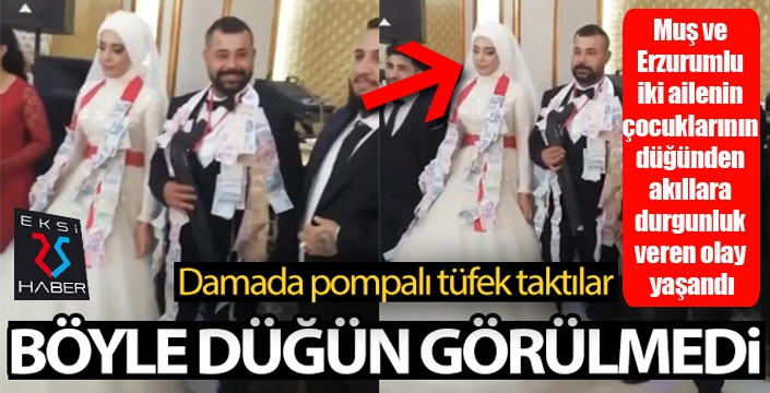 Damada 'pompalı tüfek' taktılar