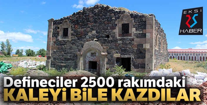 Defineciler 2500 rakımdaki kaleyi bile kazdılar