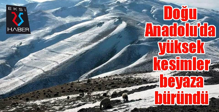 Doğu Anadolu’da kar yağışı