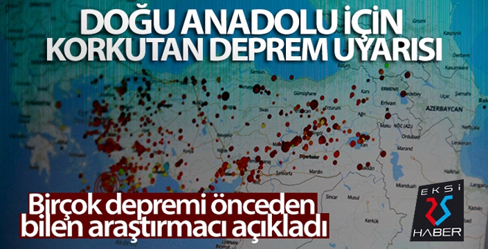 Doğu Anadolu için korkutan deprem uyarısı...