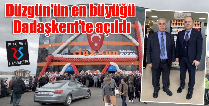 Düzgün'ün en büyüğü Dadaşkent'te açıldı