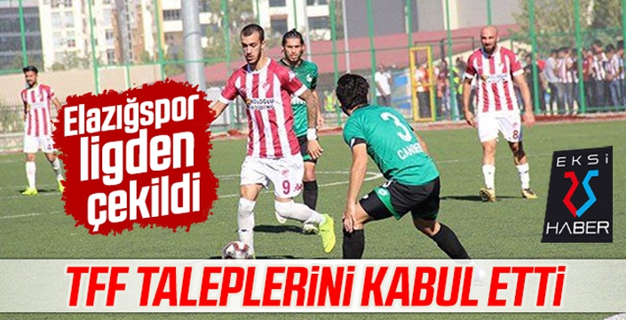 Elazığspor resmen ligden çekildi