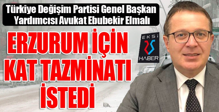 Elmalı, Erzurum için kar tazminatı istedi...