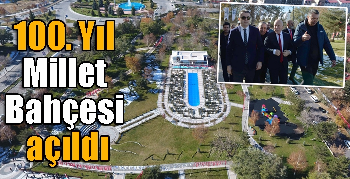 Erzurum’a yeni bir yeşil alan daha: 100. Yıl Millet Bahçesi açıldı