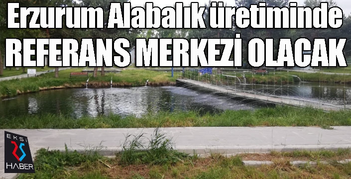 Erzurum alabalık üretiminde referans merkezi olacak...