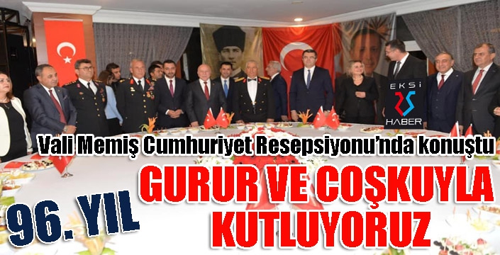 Erzurum’da Cumhuriyet Resepsiyonu