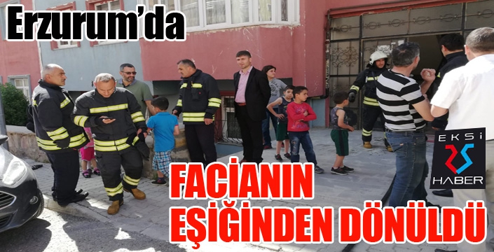 Erzurum'da facianın eşiğinden dönüldü...