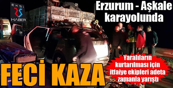 Erzurum'da feci kaza...