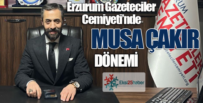 Erzurum'da Gazeteciler Musa Çakır dedi