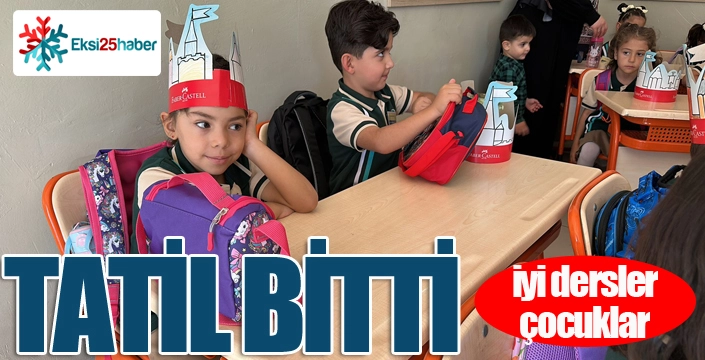 Erzurum'da ilk ders zili çaldı...
