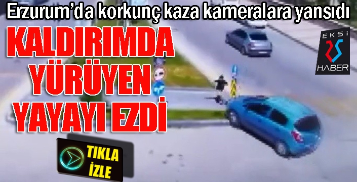 Erzurum'da korkunç kaza...