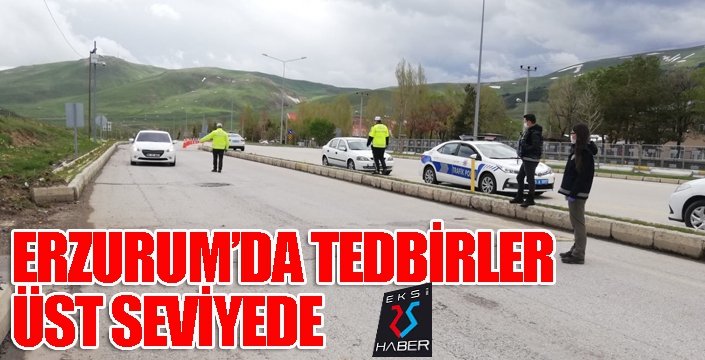 Erzurum’da polisten bayram uygulaması