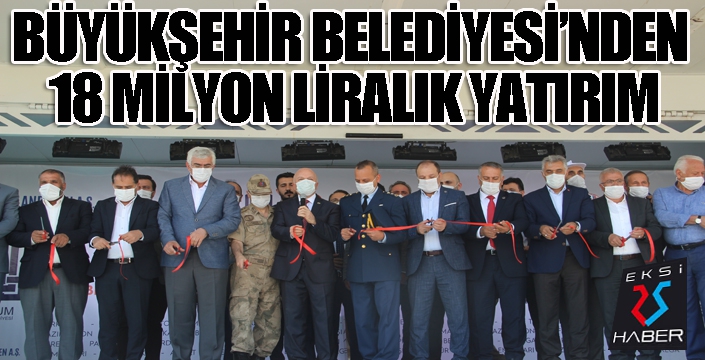Erzurum’da18 milyon liralık yatırımın toplu açılışı yapıldı