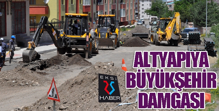 Erzurum’un altyapısına büyükşehir damgası