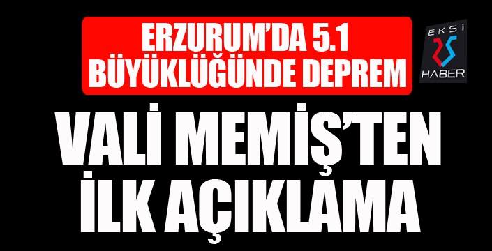 Erzurum Valisi Okay Memiş: “Tüm köylerimizi tarama yapıyoruz”