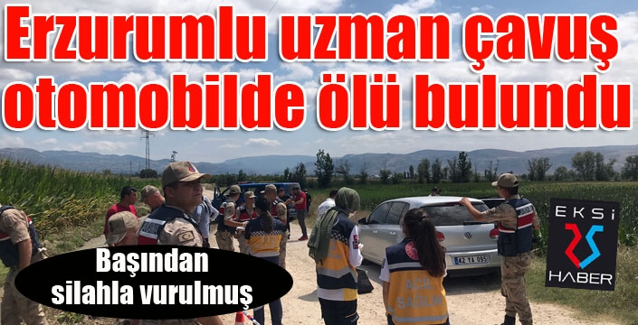 Erzurumlu uzman çavuş otomobilde ölü bulundu