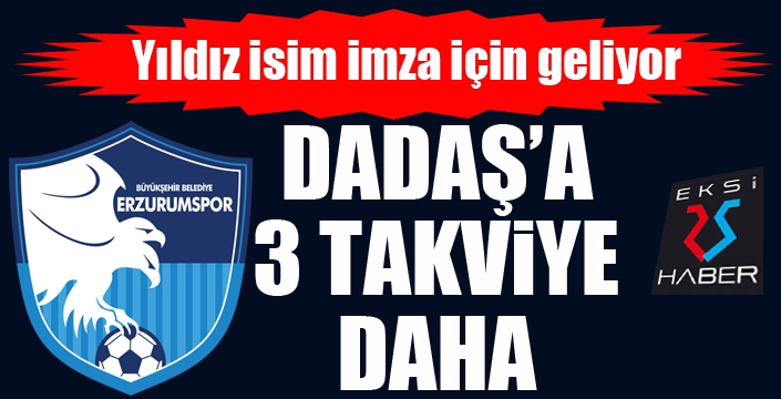 Erzurumspor'dan 3 takviye daha