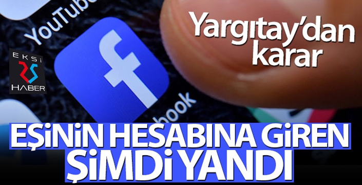 Eşinin Facebook hesabına giren şimdi yandı