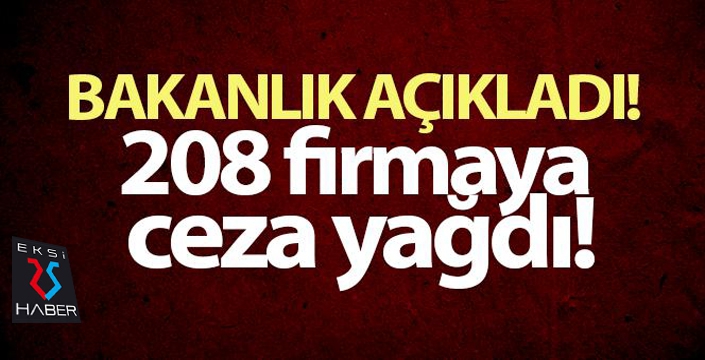 Fahiş fiyat artışı yapan 208 firmaya ceza kesildi!