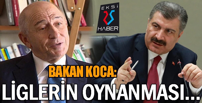 Fahrettin Koca'dan liglerin durumuna ilişkin açıklama