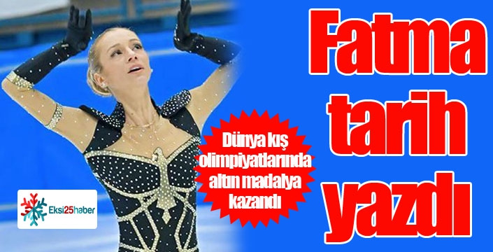 Fatma'dan tarihi madalya...