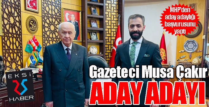 Gazeteci Çakır, MHP'den aday adayı oldu...