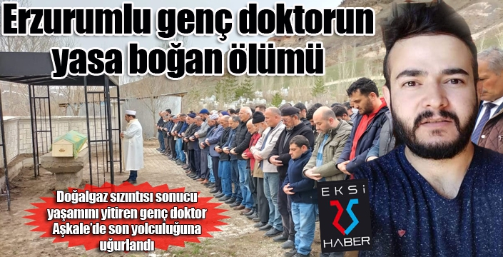 Genç doktor son yolculuğuna uğurlandı