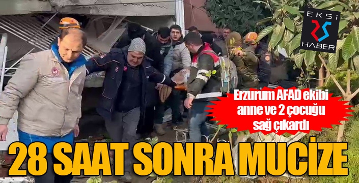 Hatay'da 28 saat sonra mucize