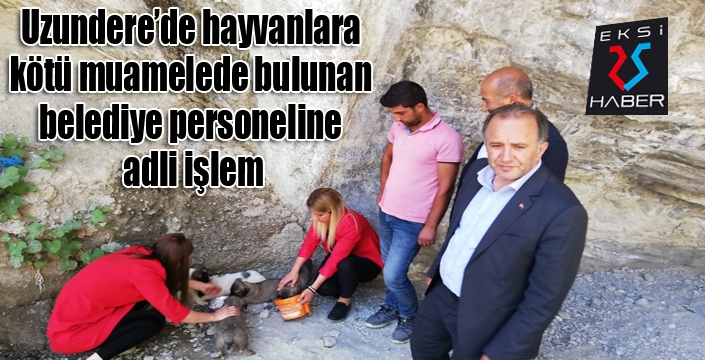 Hayvanlara kötü muamelede bulunan belediye personeline adli işlem