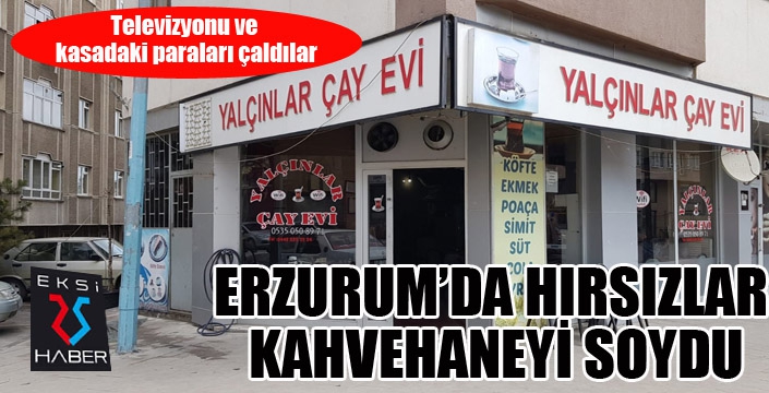 Hırsızlar kahvehaneyi soydu