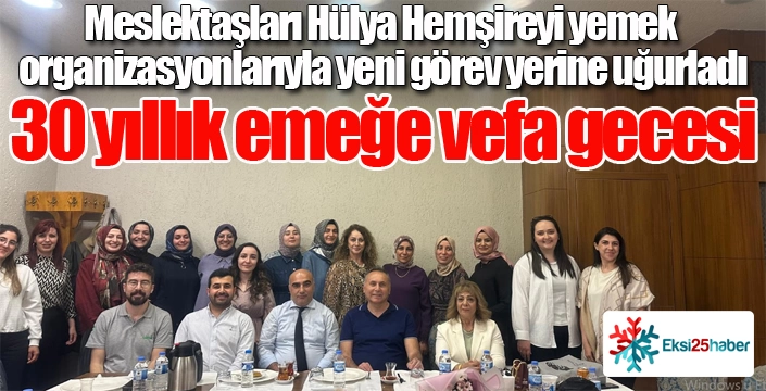 Hülya hemşireye vefa
