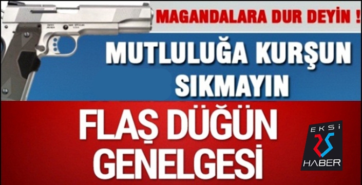 İçişleri Bakanlığı'ndan 'düğün' genelgesi