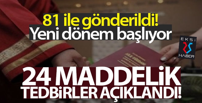 İçişleri Bakanlığı tarafından ‘Nikah Merasimlerinde Uygulanacak Tedbirler' açıklandı