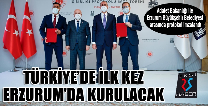 İmzalar atıldı... Türkiye'de ilk kez Erzurum'da kurulacak...